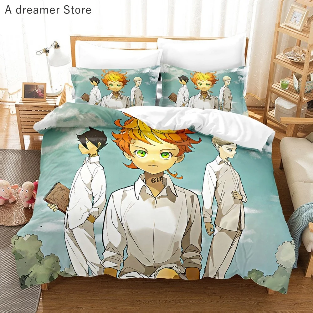 Детский комплект постельного белья Dakimakura The Promised Neverland Emma постельное белье с