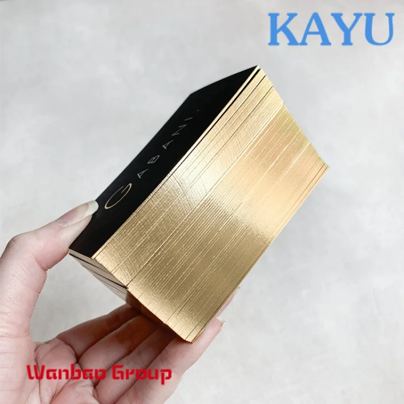 

Custom printing luxury hot stamping paper cardboard business card with gold edge