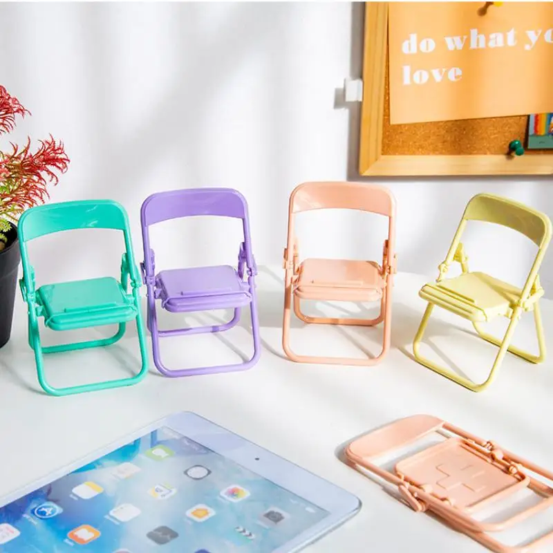 Chair Shape Portable Mobile Phone Stand Smart Desktop Shelf Foldable Adjustable Support Frame Lazy | Автомобили и мотоциклы