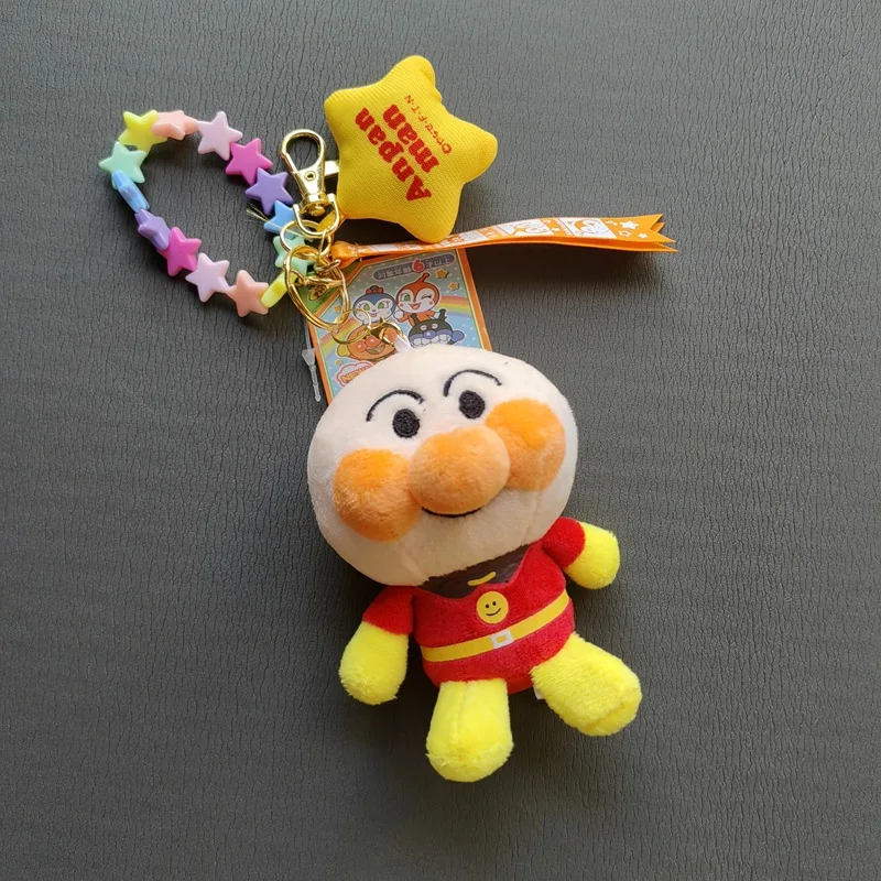 Kawaii Anpanman Baikinman милые мультяшные плюшевые игрушки брелок аксессуары рюкзак кулон