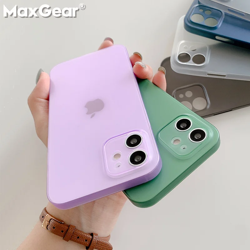 Ультратонкий Прозрачный чехол для IPhone 13 12 11 Pro Max Mini XS XR x 6 s 7 8 plus se 2020