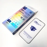 10pcs sg stonger anti dust tempered glass full glue hd super screen protector premium for iphone 14 13 12 11 pro max x xs xr 7 8