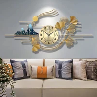nordic light luxury simple wall clock living room silent atmosphere household clock porch background wall clock pendant