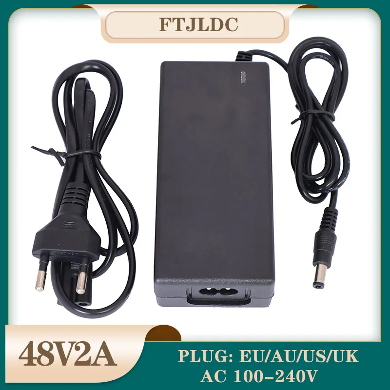 

48V 2A battery charger Output 54.6V 2A Charger Input 100-240V AC Lithium Li-ion Li-poly Charger For 13S eries 48V Electric Bike