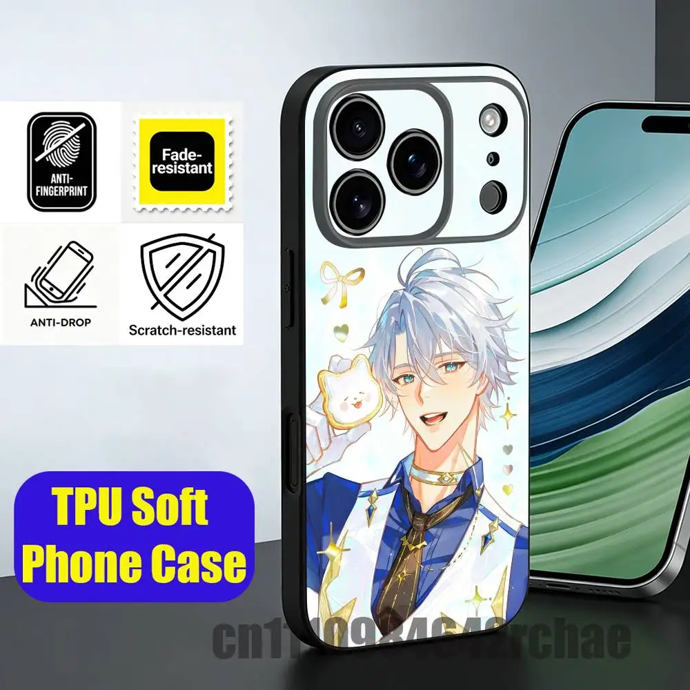 Фото Чехол для телефона Honkai Star Rail Phainon для iPhone 14, 16, 12, 13, 15, 11, 17, Pro, Max, Plus, E, Air, Mini, мягкий чехол №2