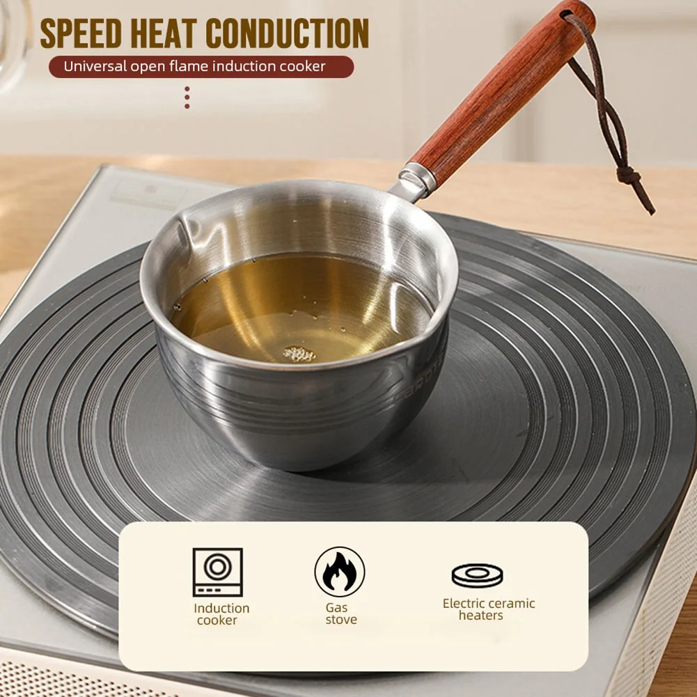 Мини-сковорода из нержавеющей стали бытовая сковорода с горячим маслом вареные