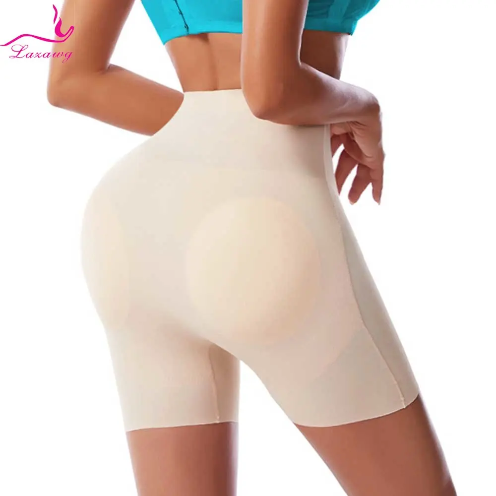 

LAZAWG Hip Ehancer Panties for Women Butt Lifter Shorts with Removable Tummy Control Underwear Shapewear Pads Push Up Panty