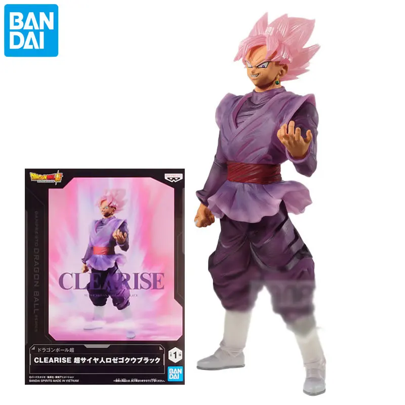 

Bandai Dragon Ball Clearise Zamasu Goku Black 18742 Original Anime Action Figure Toys for Boys Girls Kids Gift Ornaments