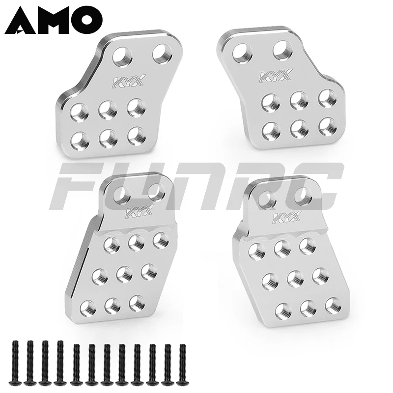 

RC автомобиль Запчасти обновленные аксессуары Алюминий Сплав передний, задний амортизатор опора амортизатора кронштейн для 1/10 гусеничный о...