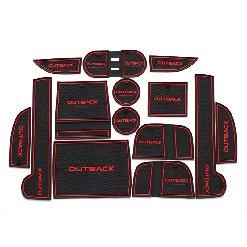 

Коврик резиновый нескользящий, для Субару Outback 2015-2019, слот-коврик для двери