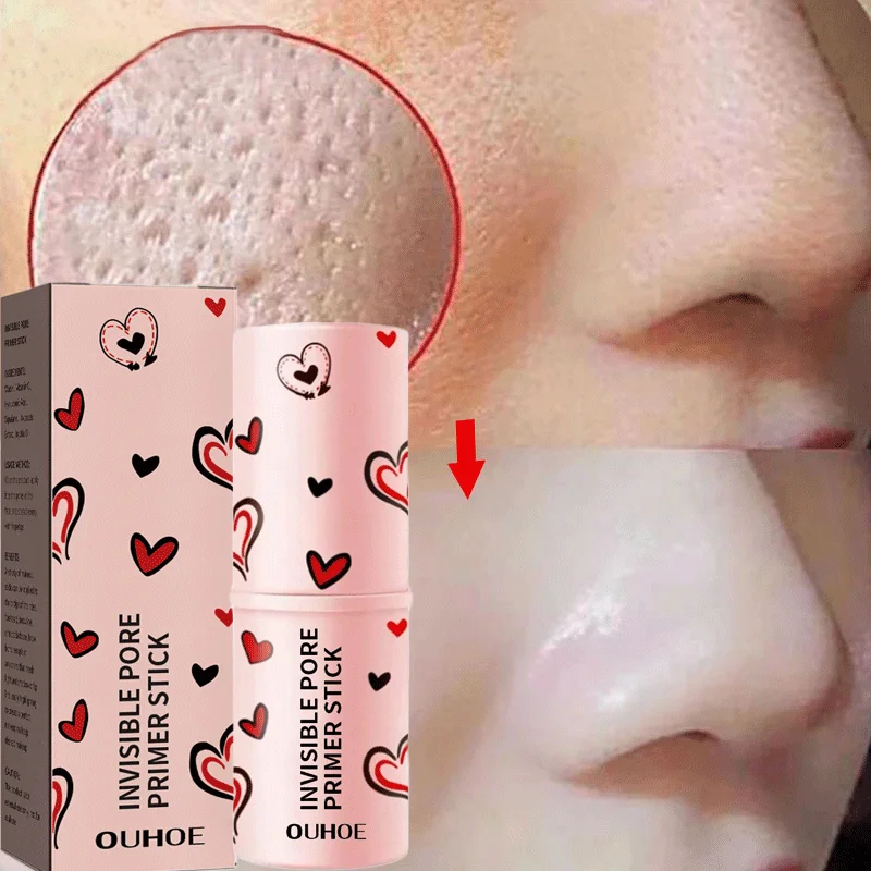 

Invisible Pore Barrier Stick Concealer Cover Acne Marks Oil Control Moisturize Brighten Complexion Face Long Last Makeup Balm