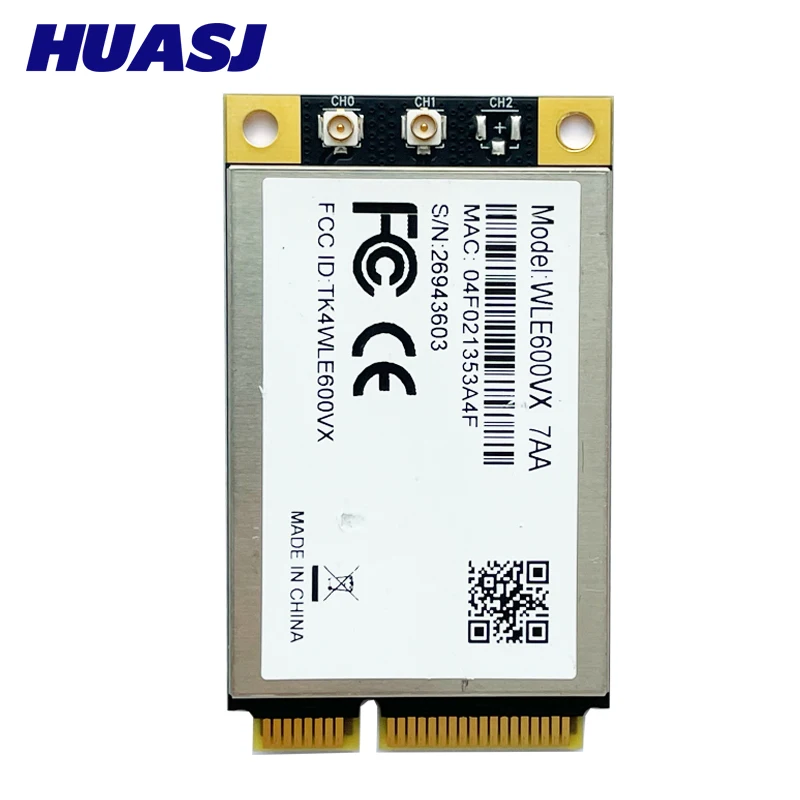HUASJ WLE600VX 7AA QCA9882 Двухдиапазонная Wi-Fi карта mini PCI-E 802.11ac 2 × MIMO WIFI модуль