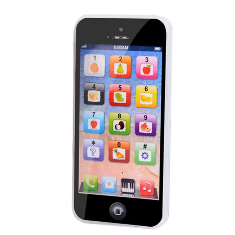 

Interactive Phone Toy Music Phone Toy Y-Phone Touch Screen Phone With 8 Large Functions Learning Fruits English Educational