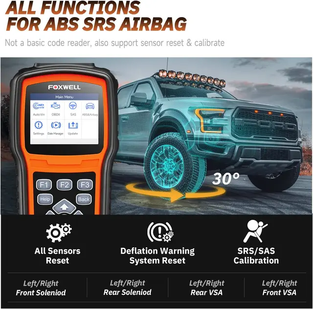 Foxwell NT630 Plus OBD2 Automotive Scanner Engine ABS Airbag SAS Calibration Code Reader ODB OBD 2 Auto Car Diagnostic Tool 2