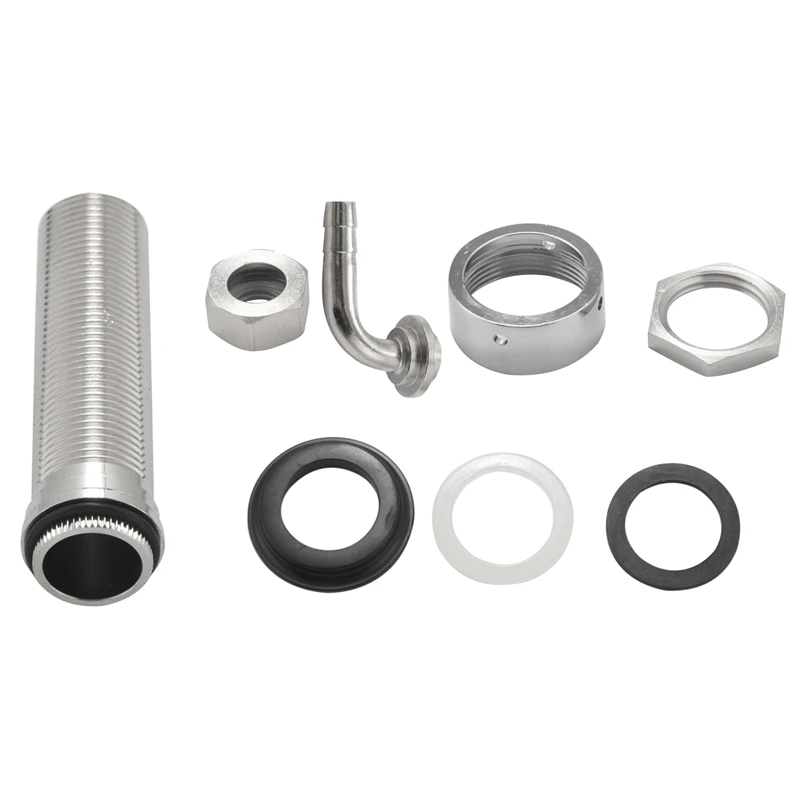 

92.5mm Stainless Steel Elbow Shank Beer Tap Draft Beer Faucet Accessories with Diameter 8mm for Beer Keg