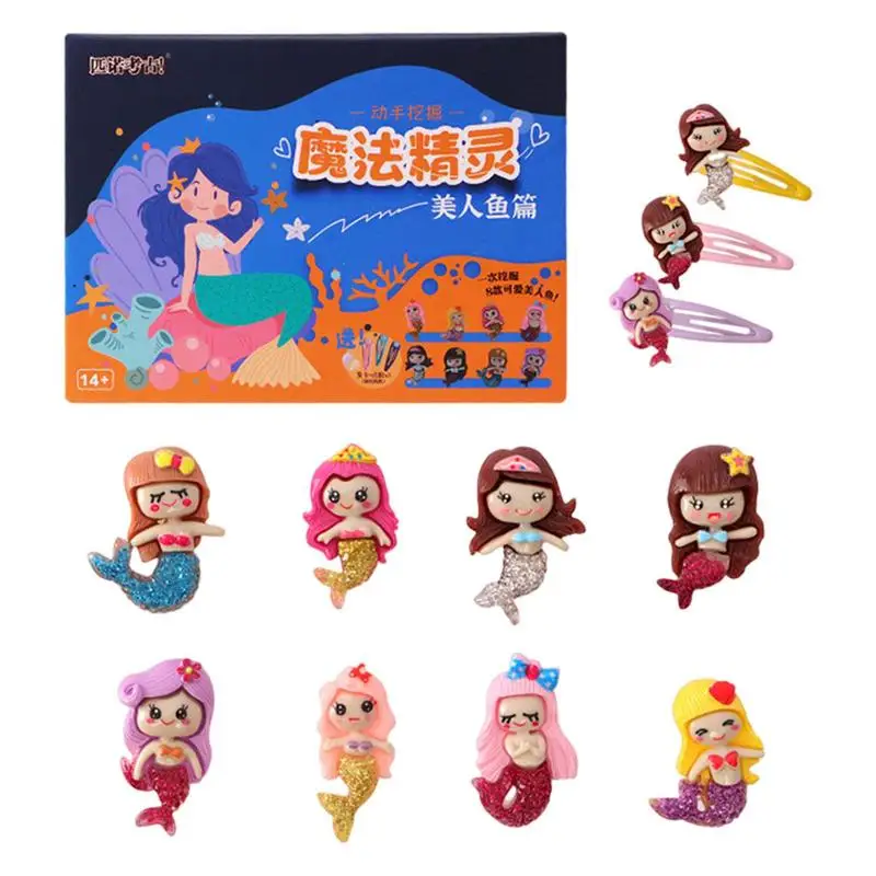 

Набор для раскопания в океане, морские животные, мермады, игрушки для детей, идеальная научная Археология, подарок, игрушки для мальчиков и д...