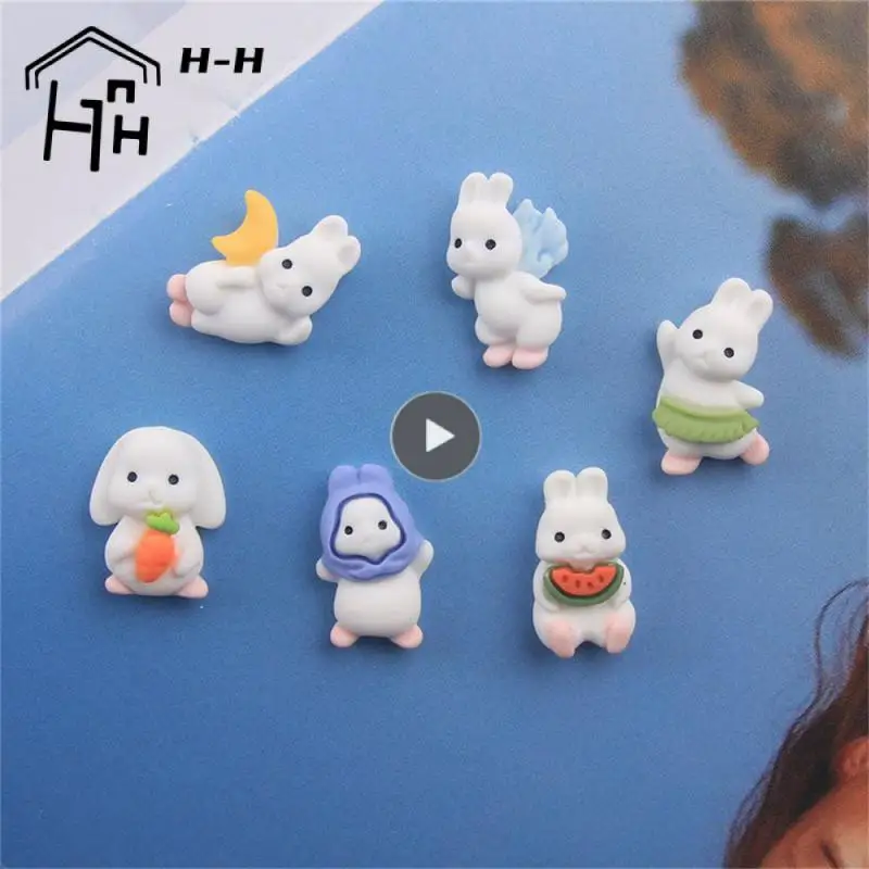 

Ornaments Diy Decor Cartoon Angel Bunny Resin Cream Jewelry Decoration Resin Cream Glue