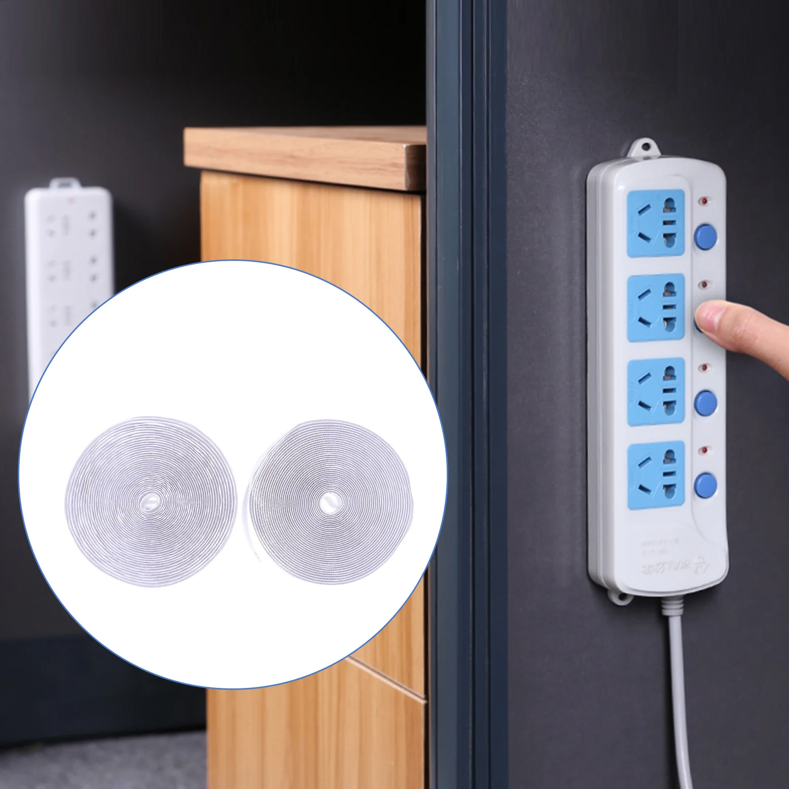 

Tape Fastener Loop Hook Stickydouble Sided Management Cableadhesive Fabric Nylon Industrial Straps Cord Carpet Wall Floor Rug