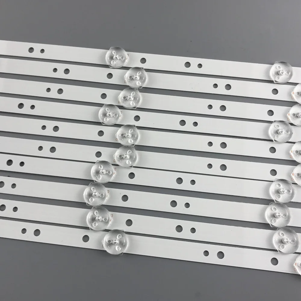 10PCS LED Strip 5 Lamp For Skyworth 58&quotTV 58G2A 58G3 58K5D 58F55 58G2A300 JL.D58051330-202AS-M V580DJ4-MD1 APT-LB17038-58G3-1.2 |