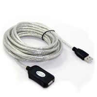high quality high quality 5m usb extension cable active extension repeater cable adapter with chip usb2 0