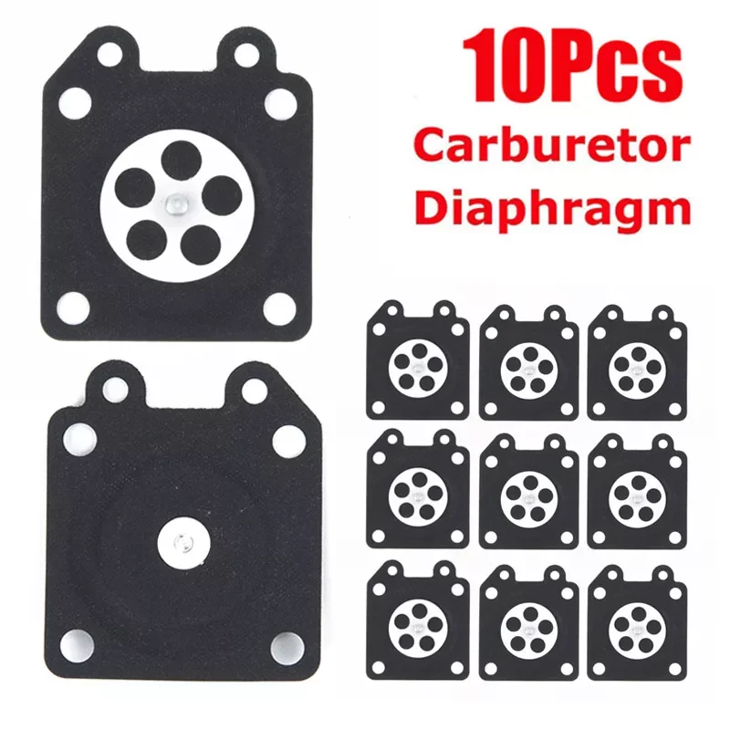 

10x Chainsaw Carburetor Metering Diaphragm For Walbro 95-526 95-526-9 95-526-9-8 Diaphragm Gaskets Used To Repair Carburetor.