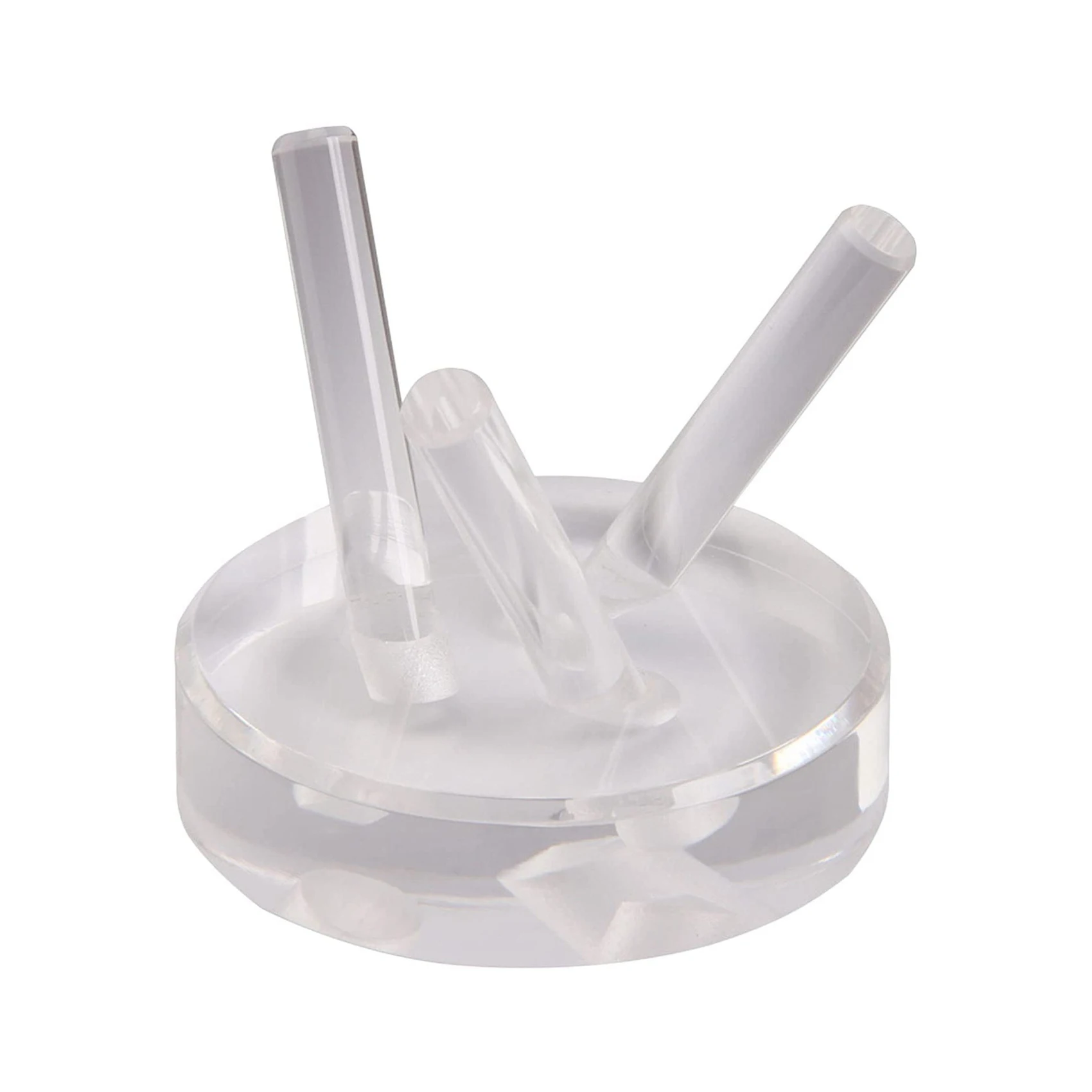 

Crystal Display Stand Ball Sphere Display Holder for Rock Mineral Agate Coral Display Rack Shelf for Jewelry Display, L