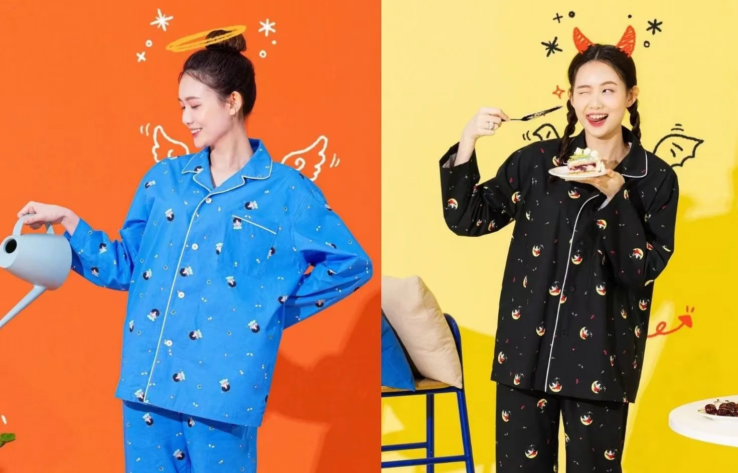 JIN JIMIN SUGA Jungkook Pajamas Set Long Sleeve Korean Style Kpop Fashion PJS Casual Home Wear Sets Spring Autumn Payamas Set