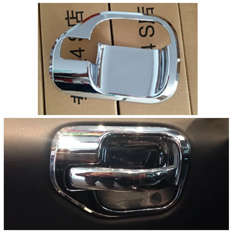 

4 шт., хромированные накладки на дверную ручку автомобиля Jeep Compass 2011-2014