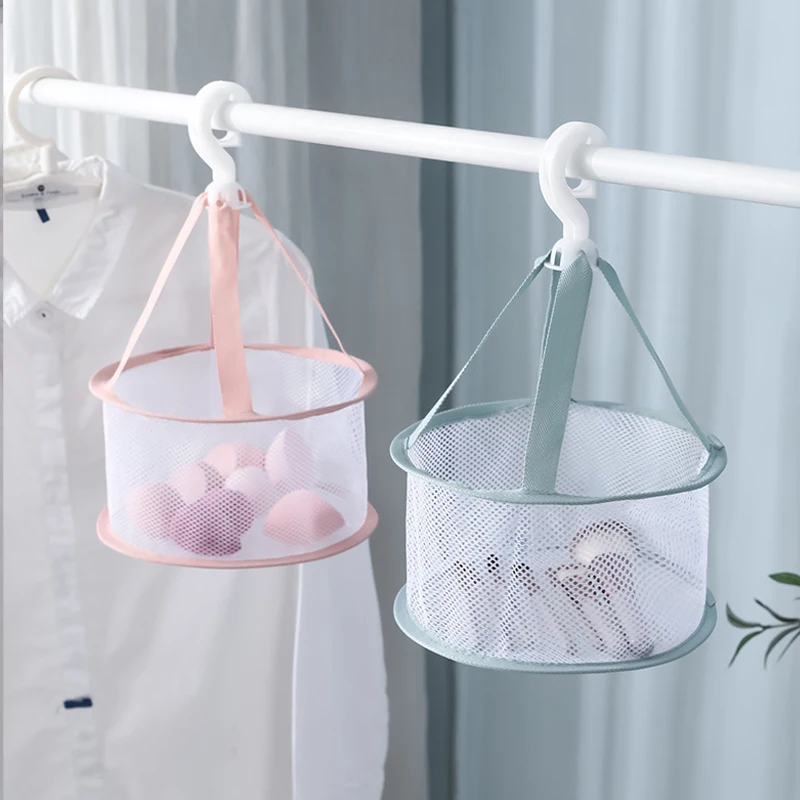 

Сушильная корзина на молнии для бюстгальтеров, сушилка для одежды с защитой от деформации, органайзер для хранения кистей для макияжа, подвесной карман для сумки