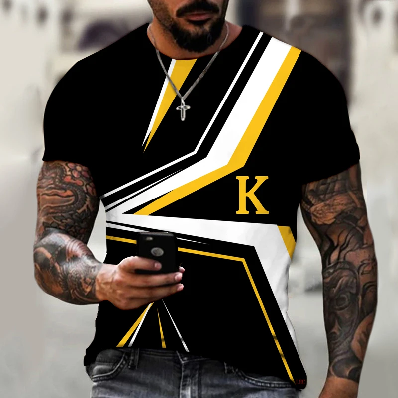 

Niche Design Men's Shirts 3D Printed O Neck T-Shirts Street Fashion Plus Size 6XL2022 Latest Quick Dry Comfortable Men's