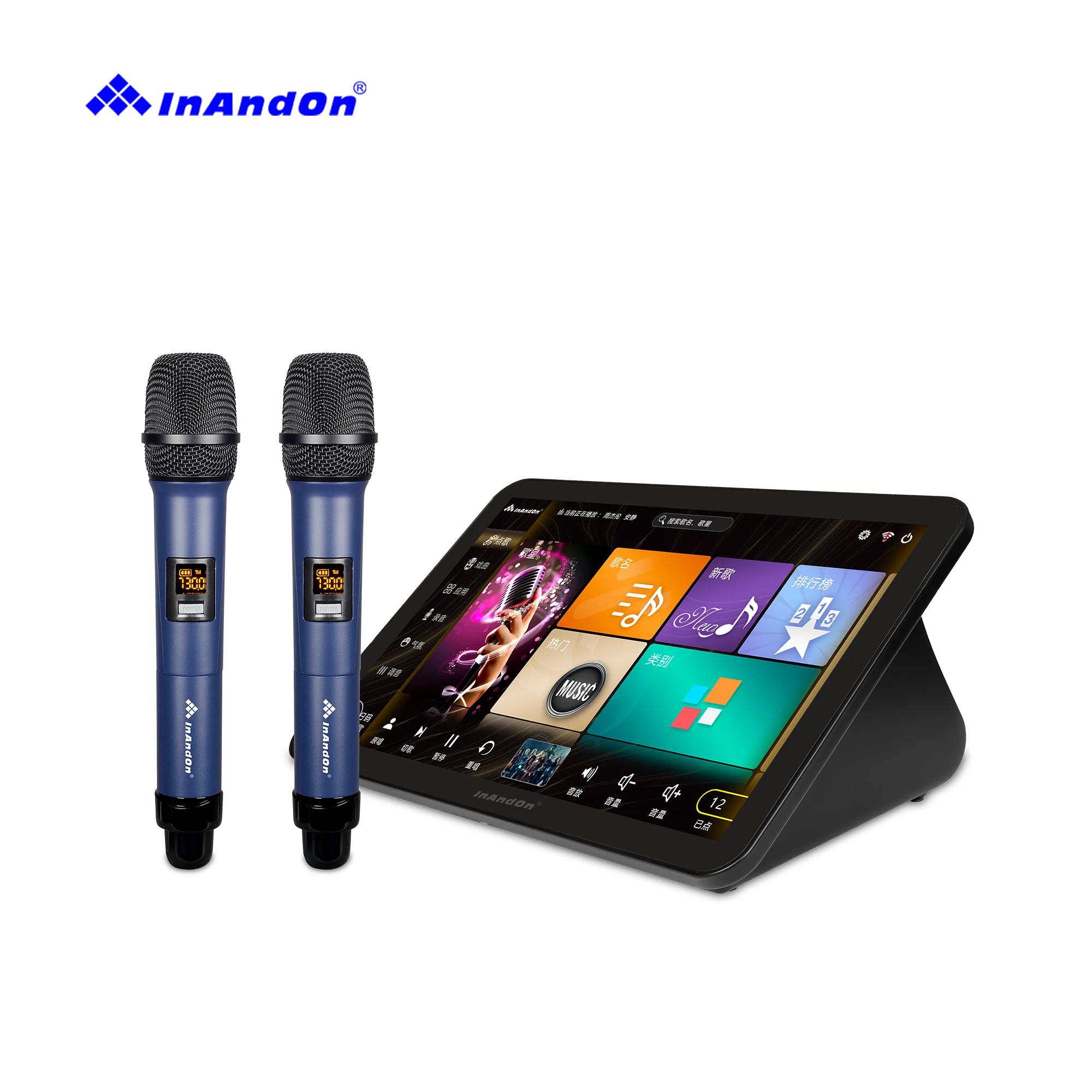 Прочный караоке-плеер InAndOn System 15 6 5в1 2T OEM-машина для пения взрослых плеер песен