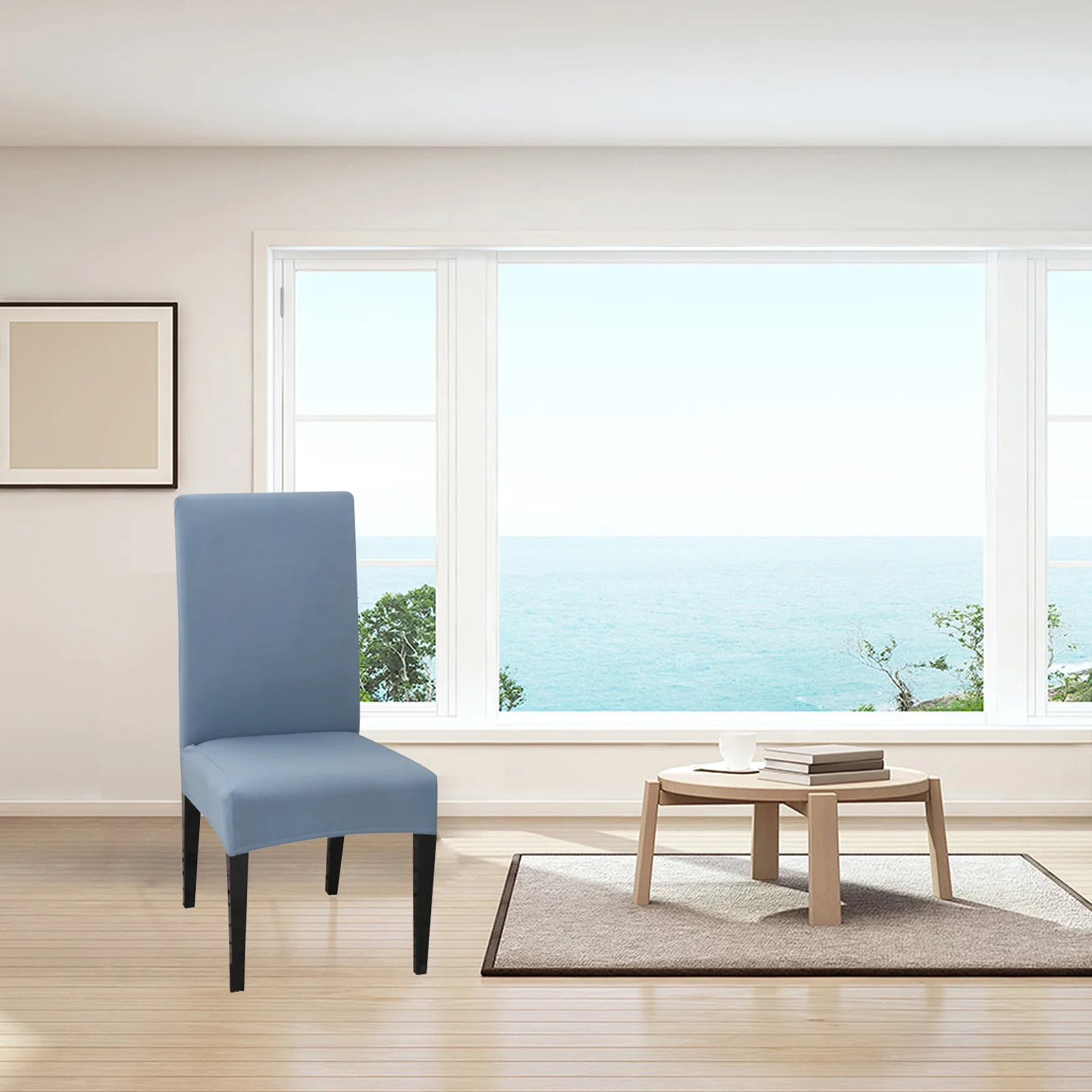 Эластичные чехлы на кресла чехол для обеденных стульев с высокой спинкой