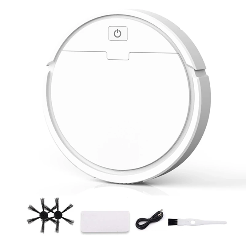 

Multi-Function Robot Vacuum Cleaner Intelligent USB Charging Sweeping Side Brush Mop 3-In-1 Robot Sweeping Machine 1200Mah