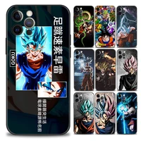 anime dragonbal son goku phone case for iphone apple 11 12 13 pro max 7 8 se xr xs max 5 5s 6 6s plus soft silicone case funda