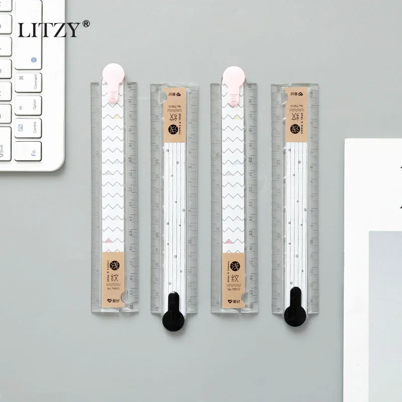 

Линейка Складная LITZY 30 см, креативная Геометрическая пластиковая, 1 шт.