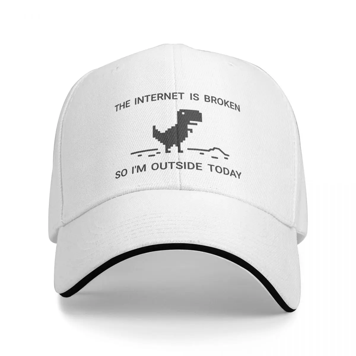 

Computer Programmer The Internet Is Broken So I Am Outside Today Dad Hats Pure Color Women Hat Baseball Caps Peaked Cap