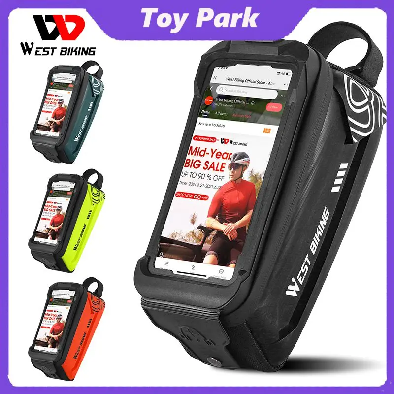 

Touch Screen Riding Package Anti-slip Strap Hard Shell Mobile Phone Bag Eva Waterproof Mountain Bike Upper Pipe Bag Sensitive