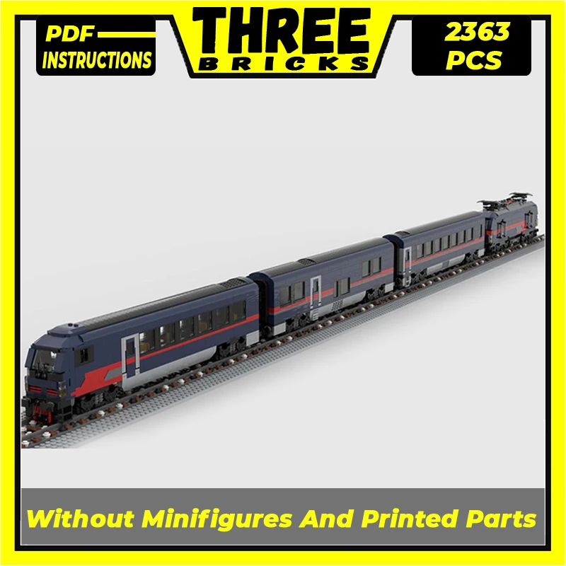 

Technical Moc Bricks Car Model Austrian Night Express Train Modular Building Blocks Gifts Toys For Children DIY Sets Assembling