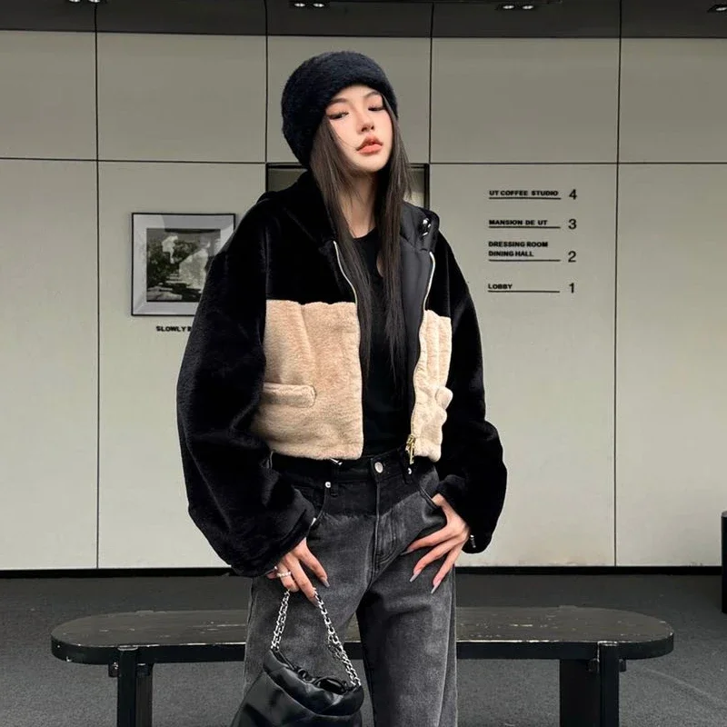 

Модная классическая модная роскошная дизайнерская осенне-зимняя новая свободная повседневная двухсторонняя короткая куртка P4, 165452