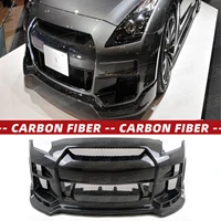 t k style carbon fiber front bumper for nissan gtr r35 2008 2016jsknsr508183