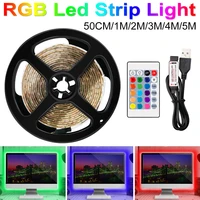 led strip rgb neon lights usb tv desktop screen backlight flexible leds lamp tape for room decorative waterproof ribbon diode