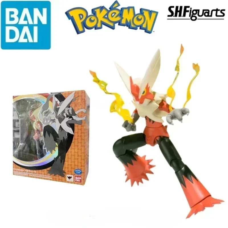 Bandai оригинальные Pokemon S.H.Figuarts SHF MEGA Blaziken аниме фигурки игрушки для детей подарок
