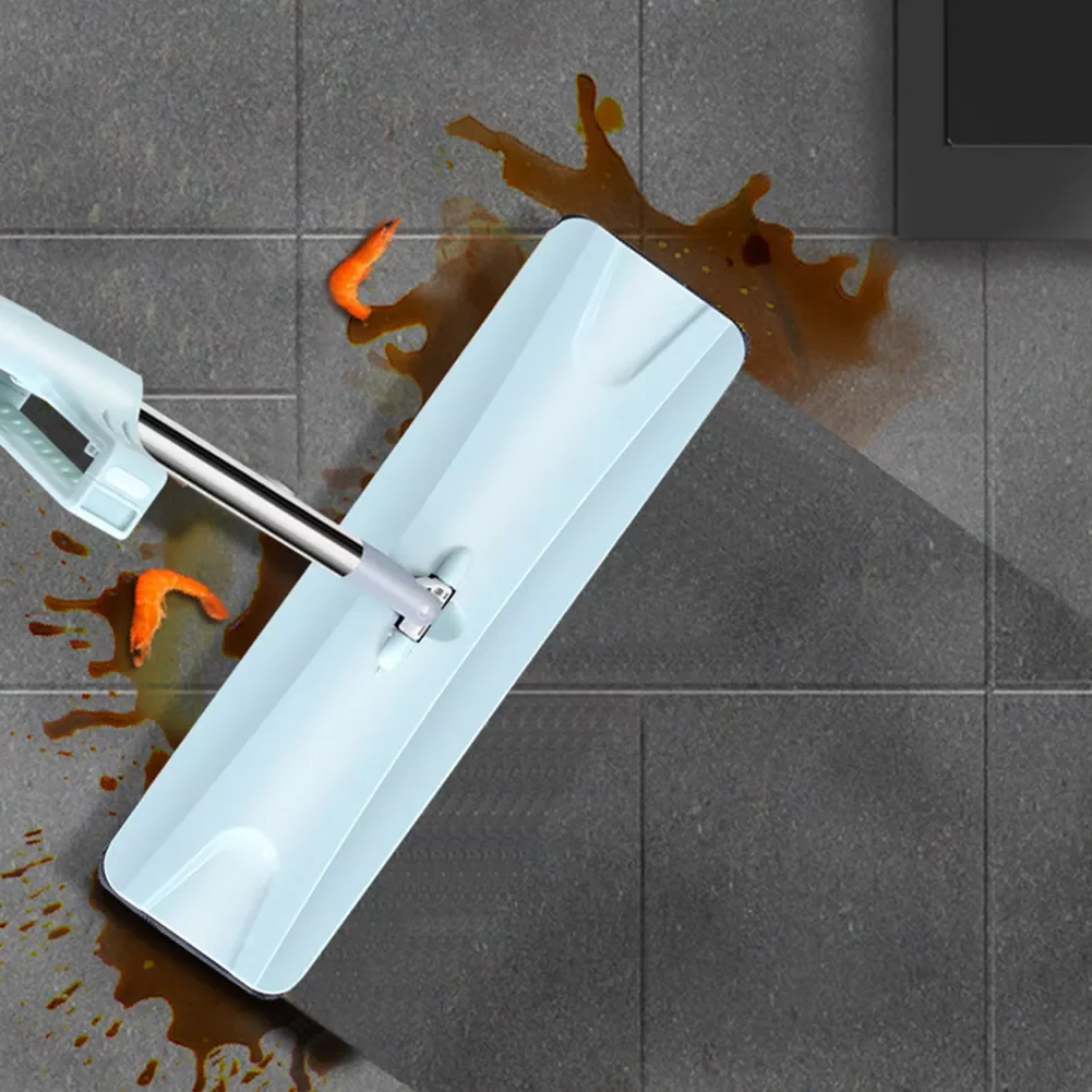 

Mop Free Flat Hand Wet or Dry Usage cleaning house Spin Replacement Pad Tool Home Kitchen Lazy Cleaner Washing floors