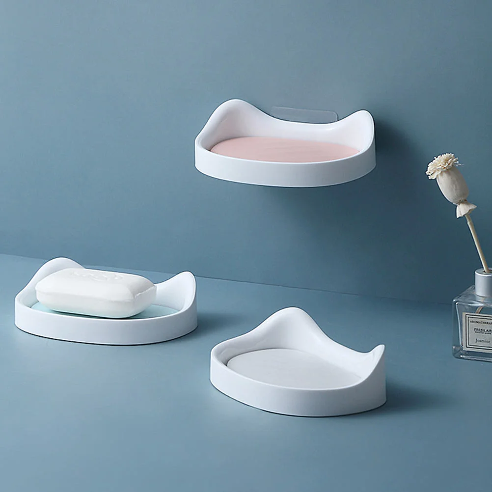 

Soap Dish Holder Tray Draining Bar Removable Dry Dishes Unique Lotiondrain Withnovelty Wash Hand Sink Kitchen Forself Box