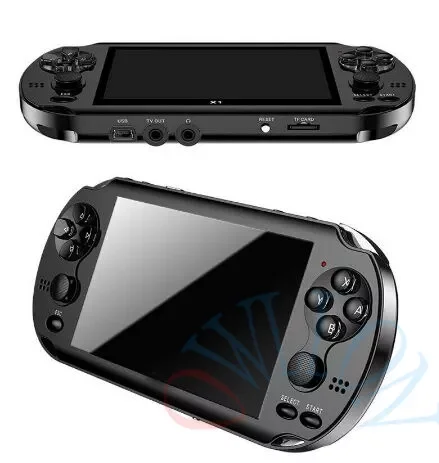 

in stock 32/64/128 Bit 5" LCD X9 plus Double rocker 16G Handheld Retro Game Console Video MP5 TF Card for GBA/NES 10000 gam