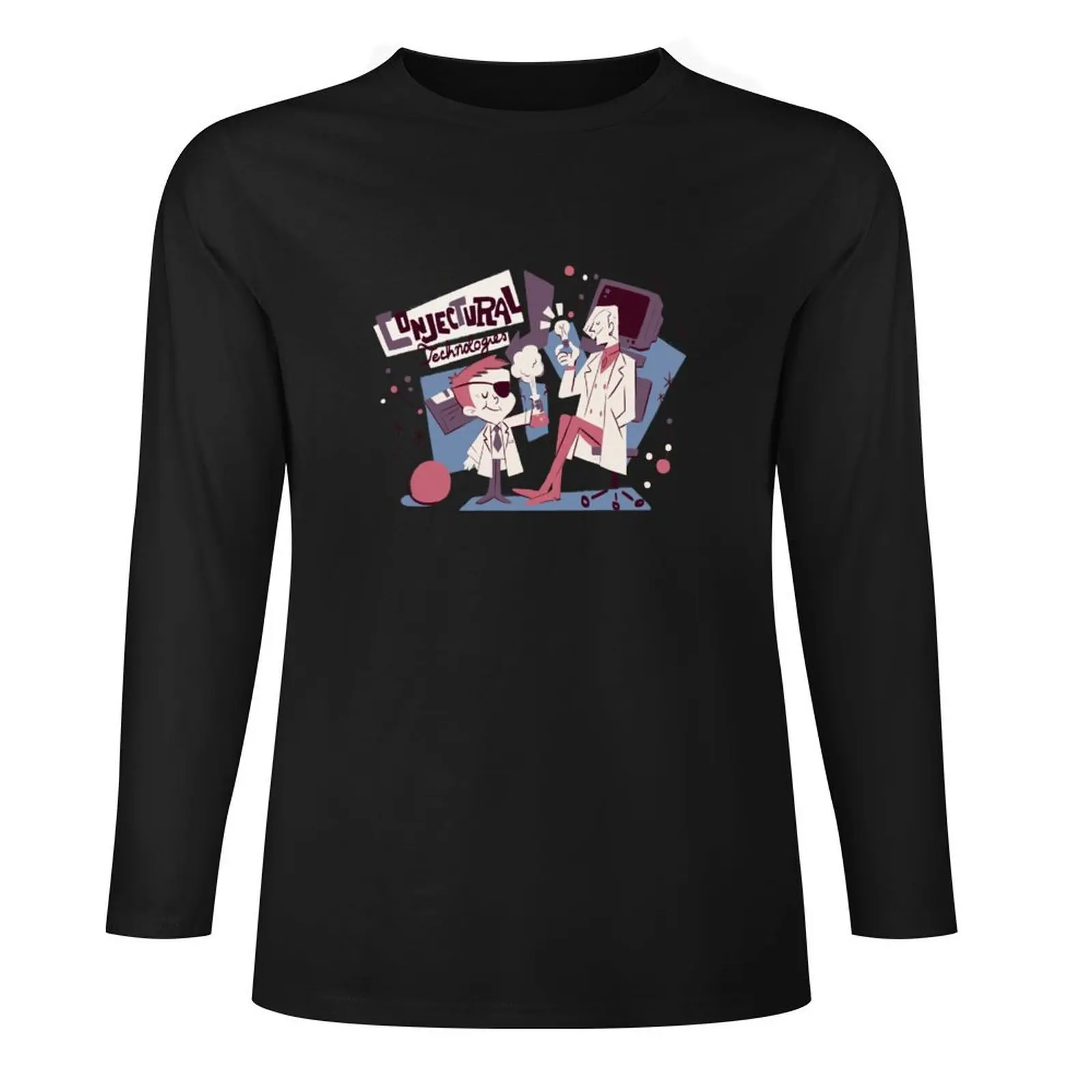 Длинная футболка Conjectural Technologies одежда в стиле аниме большого размера мужские