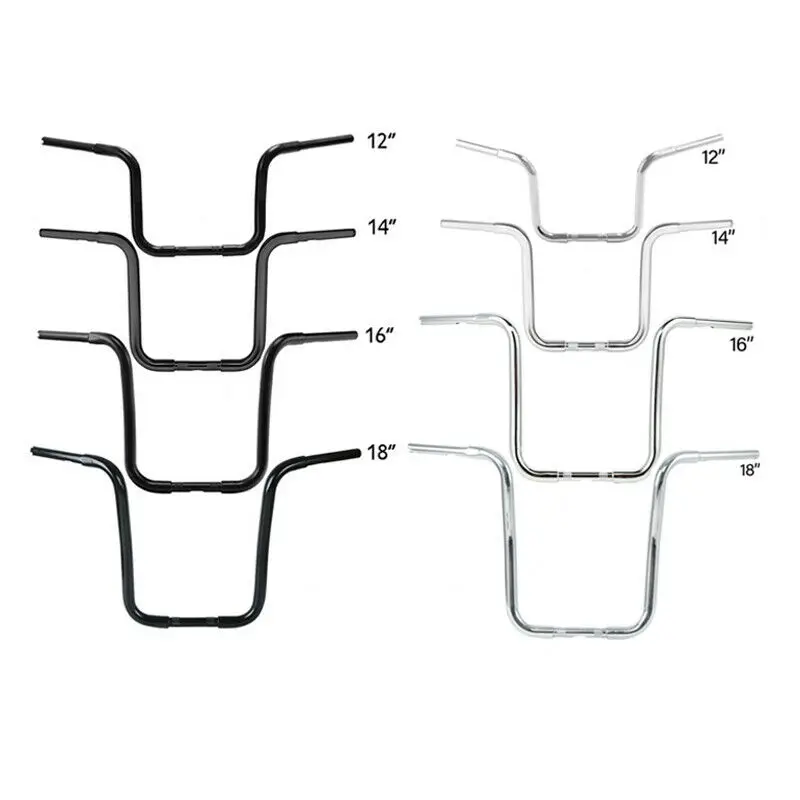 

Мотоциклетная вешалка 12 ''/14''/16 ''/18'' Rise 1-1/4 ''Ape для Harley Sportster XL FLST FXST Custom XL 883 XL1200 FLST FXST