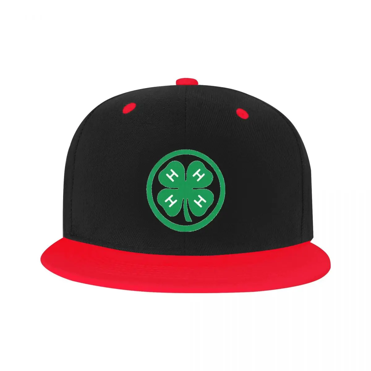 

Cool Four Leaf Clover 4H Hip Hop Baseball Cap Women Men Custom Snapback Adult Dad Hat Outdoor