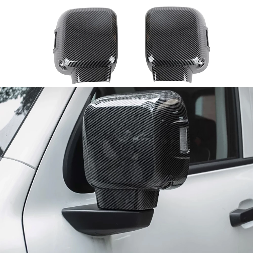 

1 Pair ABS Mirror Rear View Mirror Cover For GWM Great Wall WEY Tank 300 2021 2022 2023 Rearview Mirror Cover Car Styling