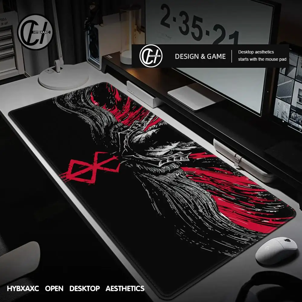 1200x600 Guts sword in berserk Mouse Mat Berserk Gamer Gaming Pad Computer Accessories Big Keyboard Laptop Padmouse
